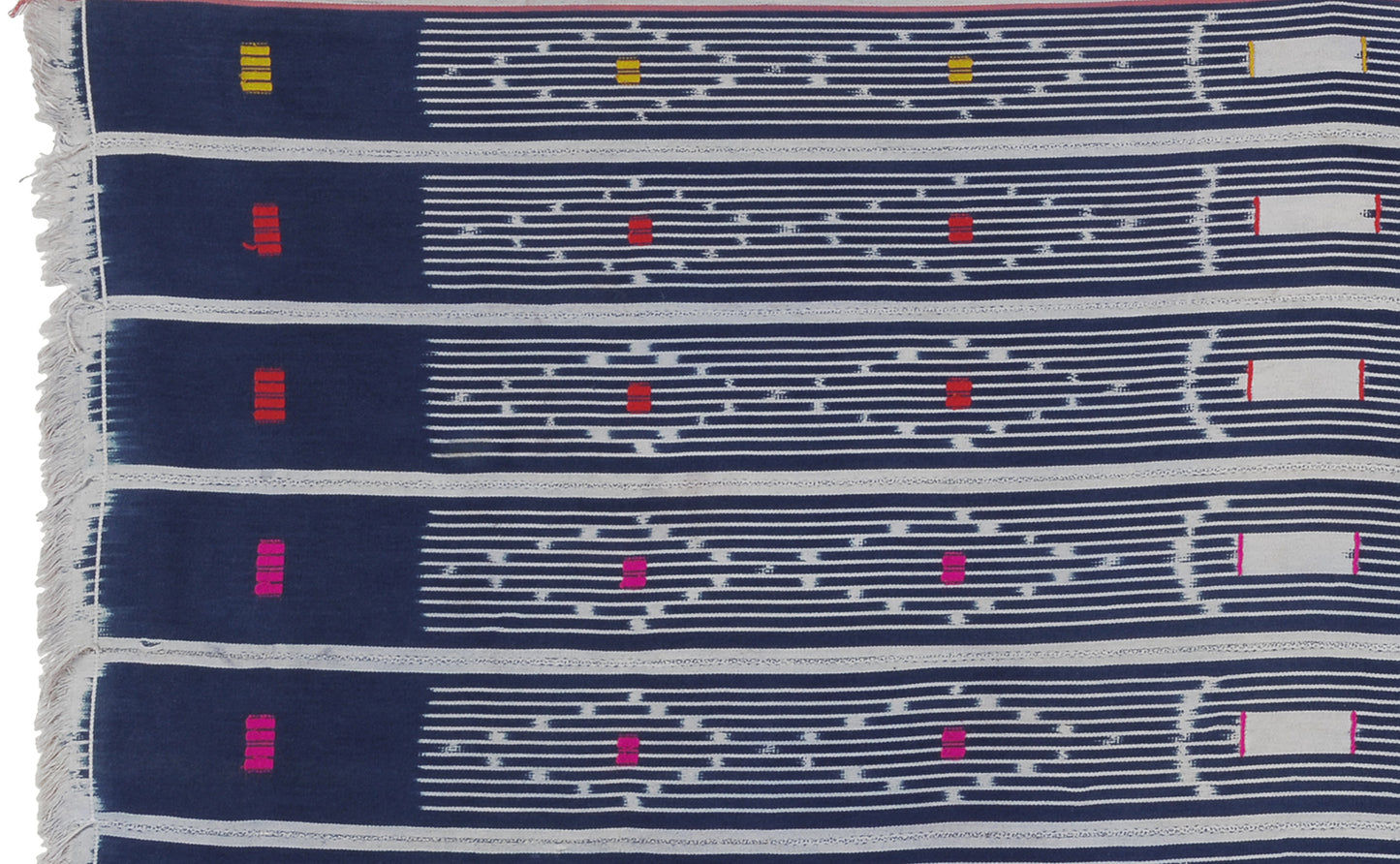 Authentic Vintage Baule Cloth From Ivory Coast - Bondoukou'S Woven Treasure - alternate view