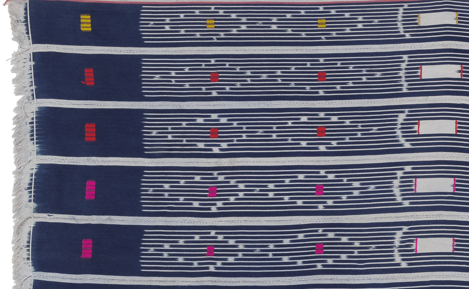 Authentic Vintage Baule Cloth From Ivory Coast - Bondoukou'S Woven Treasure - alternate view