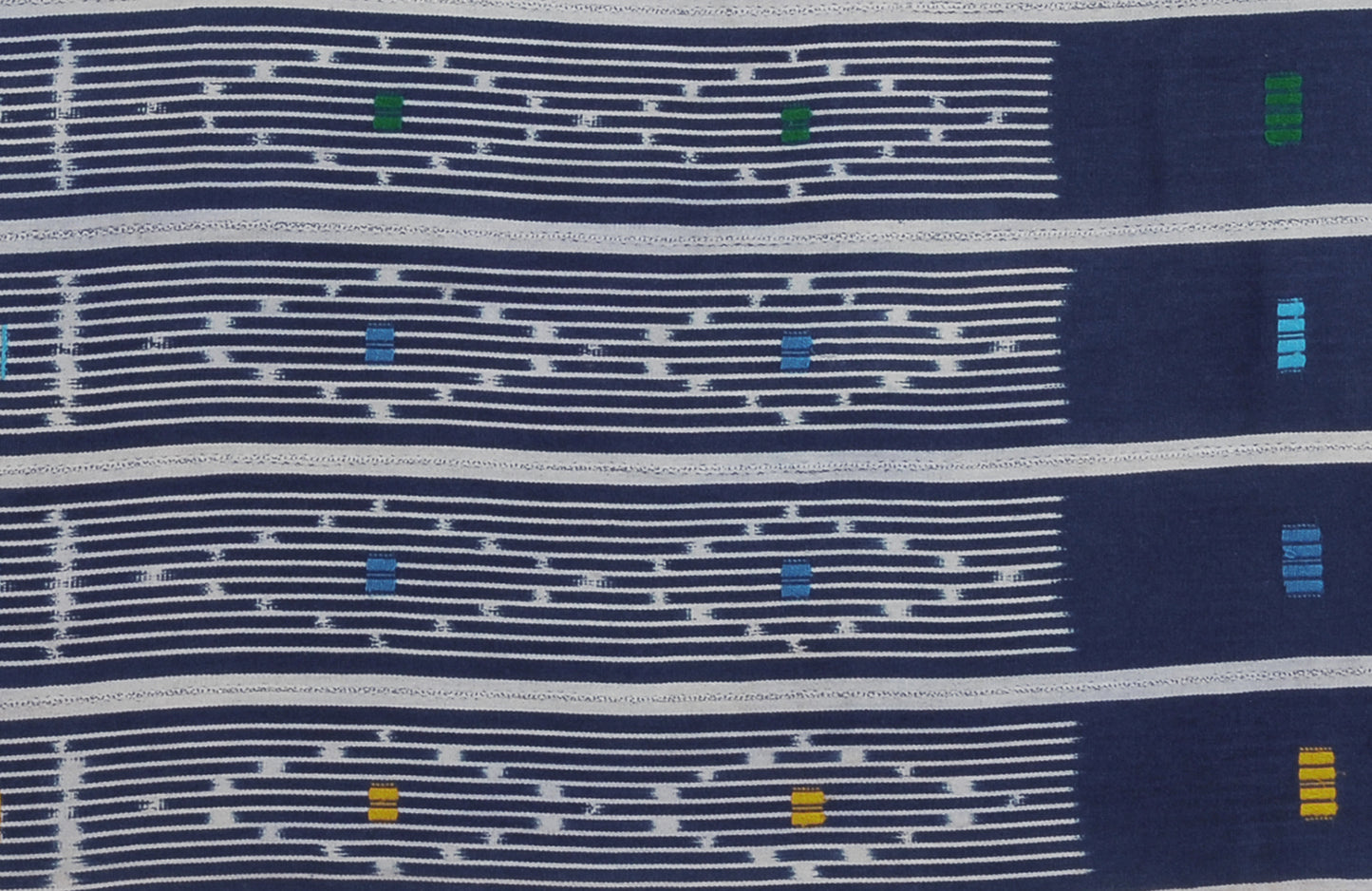 Authentic Vintage Baule Cloth From Ivory Coast - Bondoukou'S Woven Treasure - close-up