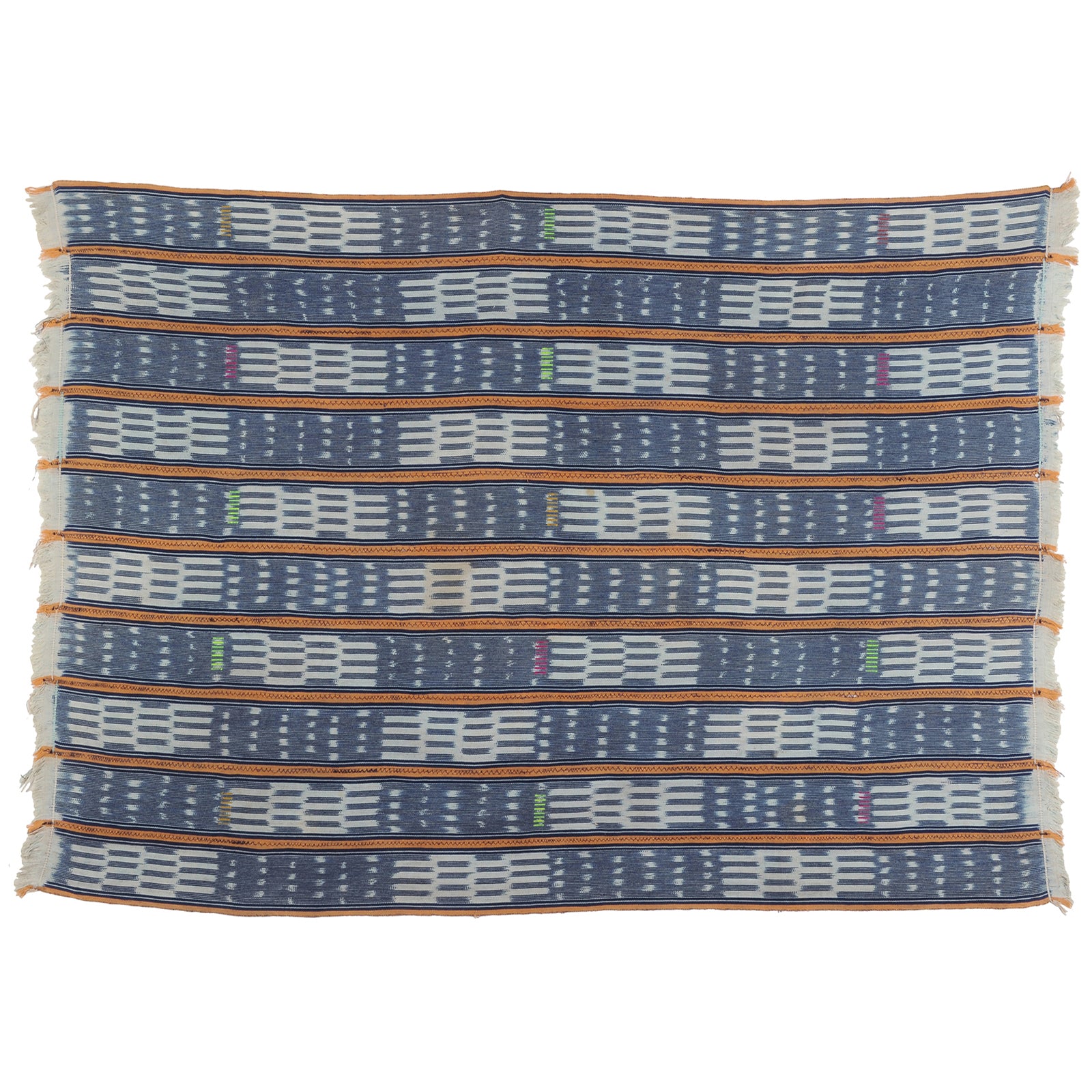 Exquisite Handwoven Baule Cloth From Ivory Coast - A Timeless African Heirloom
