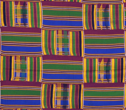 Vintage Handwoven Ashanti Kente Cloth – Ghana Pride 1970s