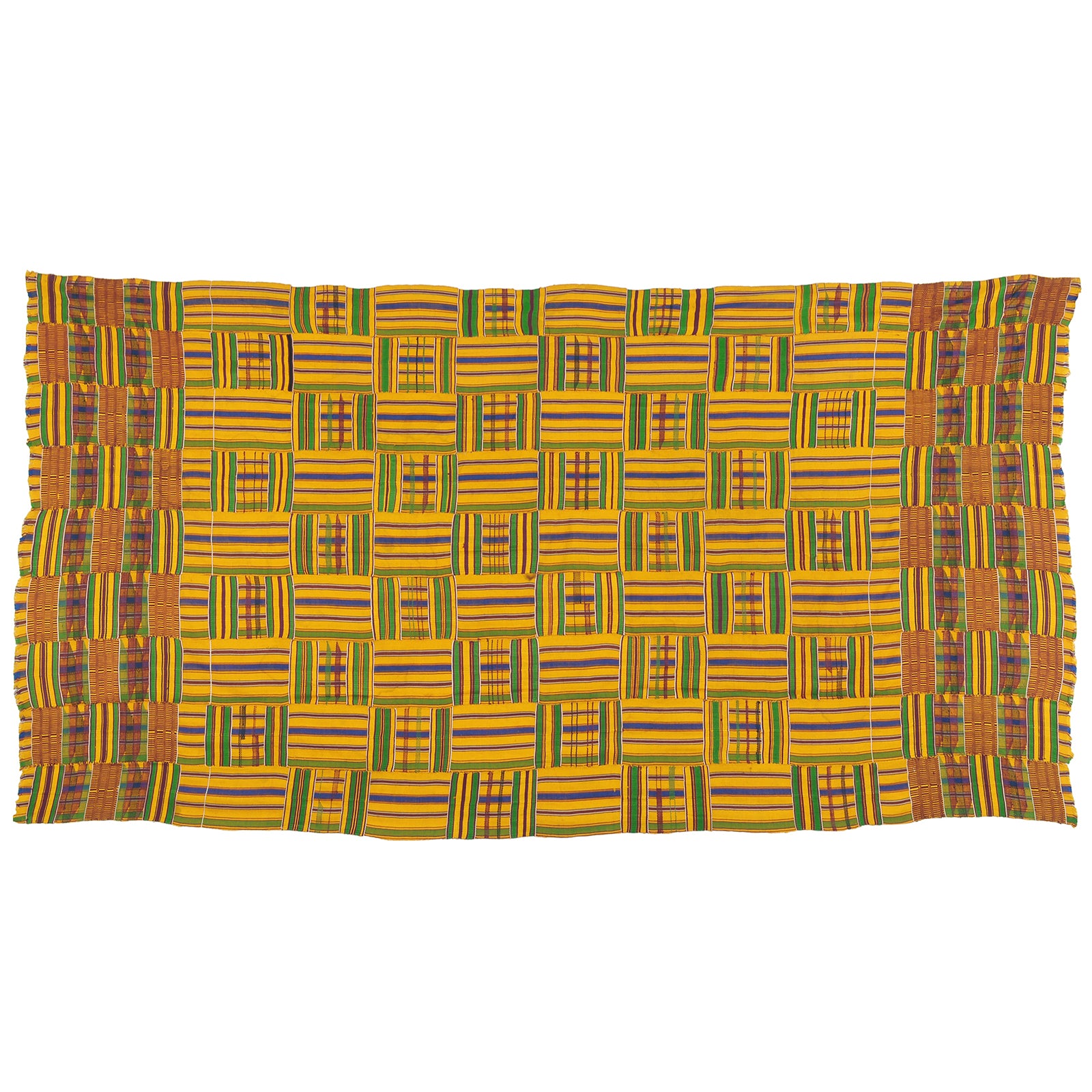 Authentic 1970s Handwoven Ashanti Kente Cloth – Ghana Heritage