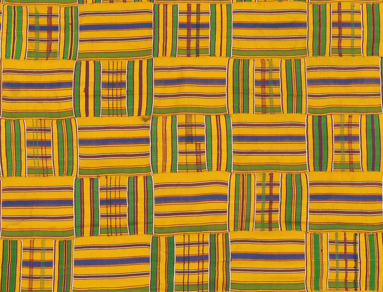 Authentic 1970s Handwoven Ashanti Kente Cloth – Ghana Heritage