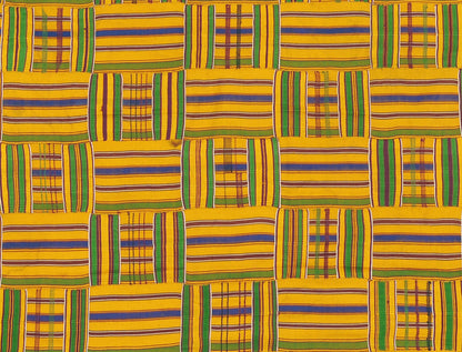 Authentic 1970s Handwoven Ashanti Kente Cloth – Ghana Heritage