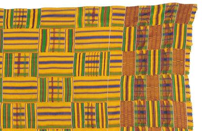 Authentic 1970s Handwoven Ashanti Kente Cloth – Ghana Heritage