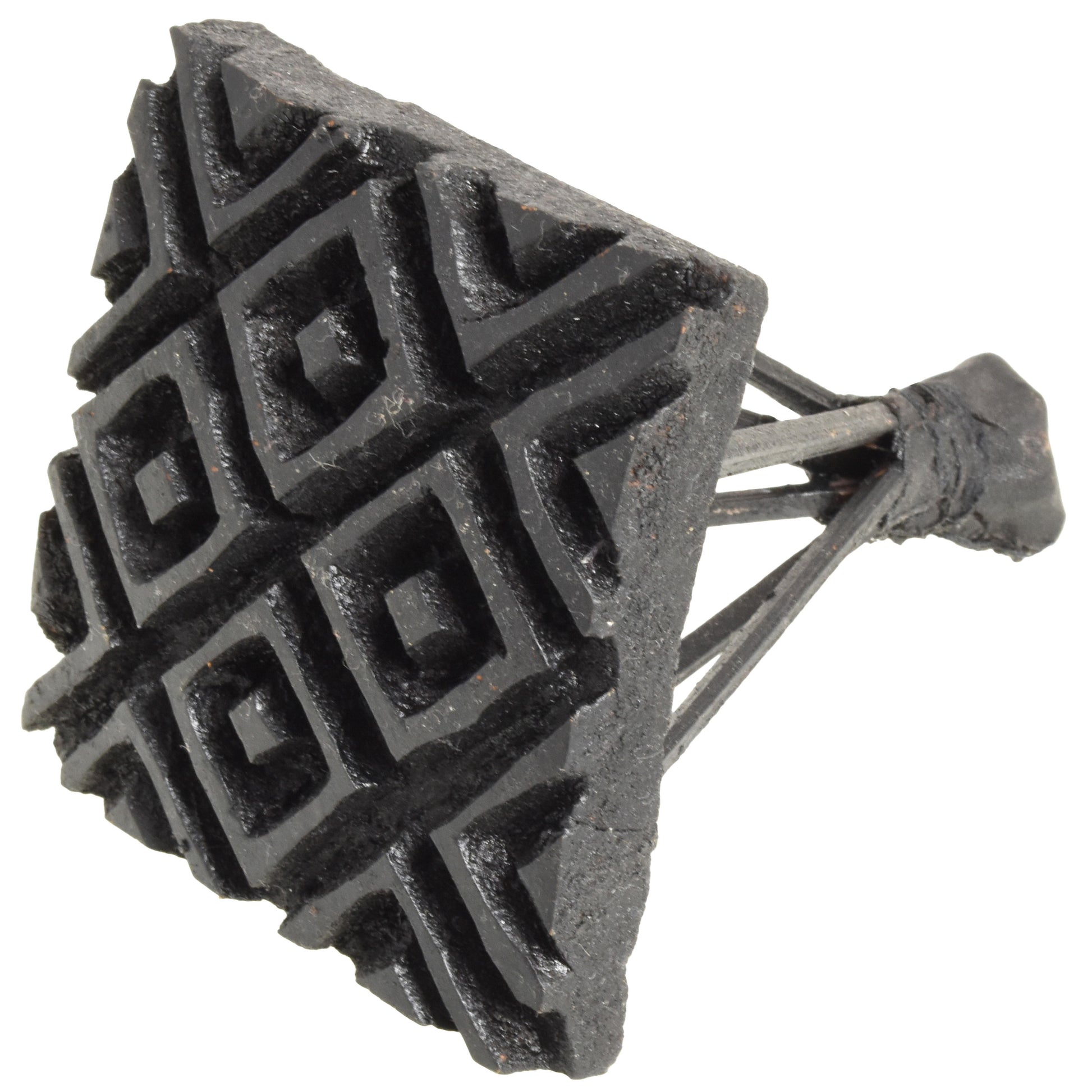 ANI BERE A ENSI GYA Adinkra Stamping Block – Discipline Symbol