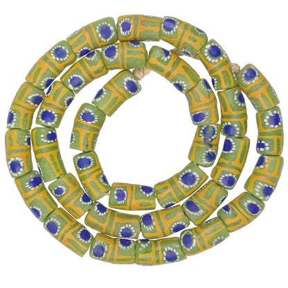 Fancy Krobo African Trade Beads - Recycled Glass From Ghana