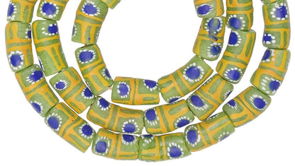 Fancy Krobo African Trade Beads - Recycled Glass From Ghana - alternate view