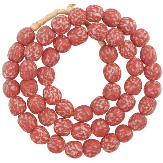 African Trade Beads - Recycled Glass Krobo Beads (10-11Mm)