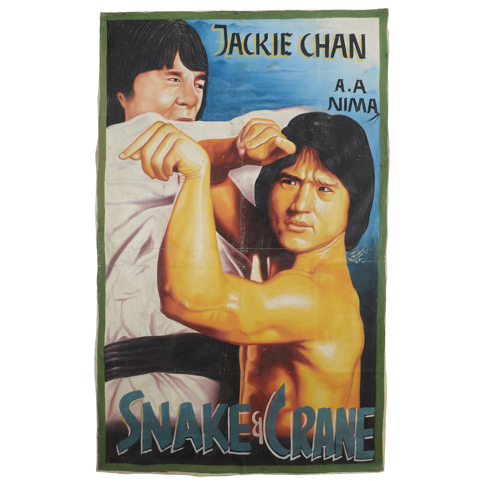 Snake And Crane Movie Poster - Hand-Painted Authentic Art