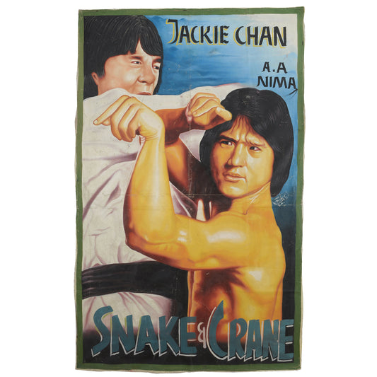 Snake And Crane Movie Poster - Hand-Painted Authentic Art