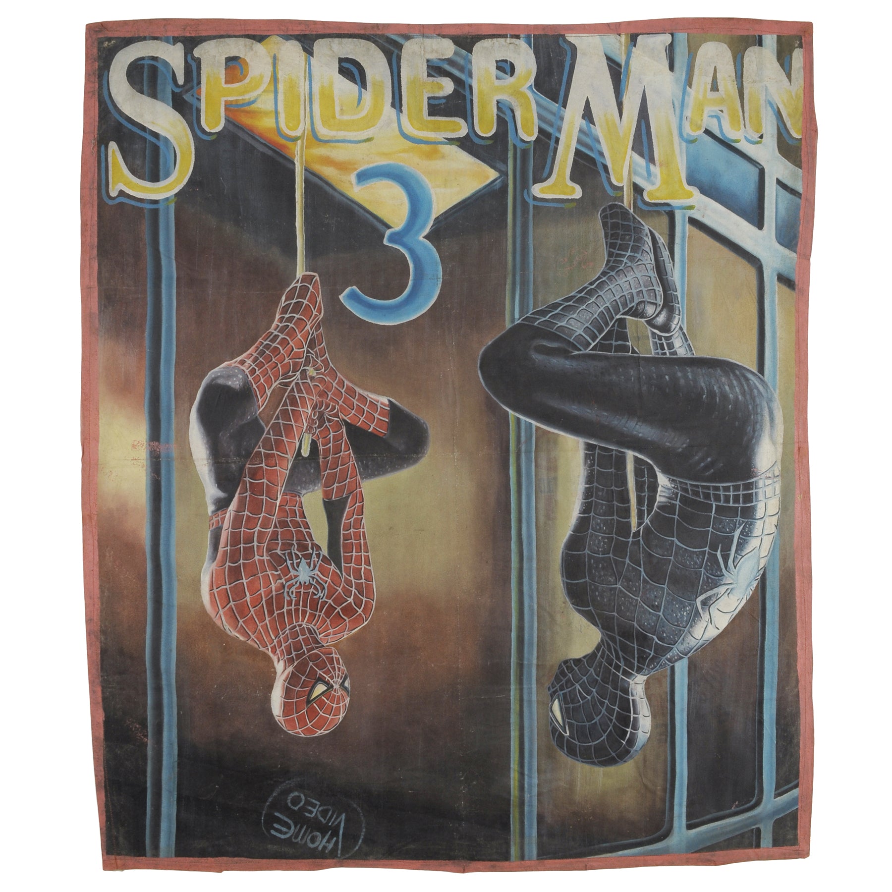 Spider Man 3 Movie Poster - Authentic Hand-Painted Art From Ghana