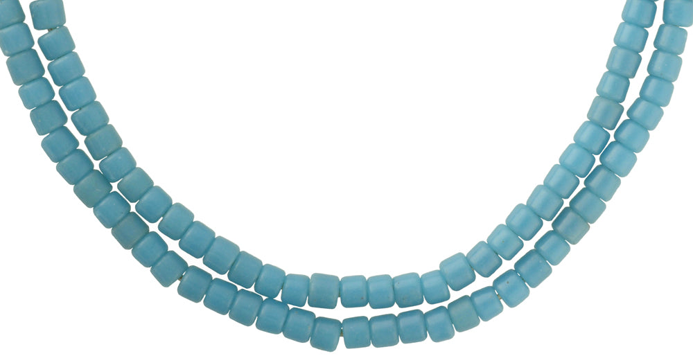 Vintage African Trade Beads Medium Tile Czech Bohemian Glass, 5Mm - alternate view