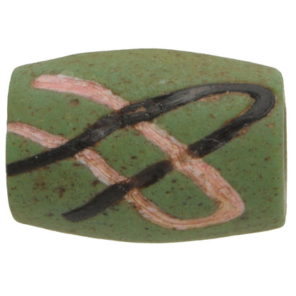 Authentic Old Akoso Powder Glass Bead – 20×15 mm African Trade