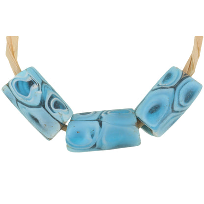 Rare Antique Venetian Millefiori Mosaic Trade Beads - 16Mm Glass Beads