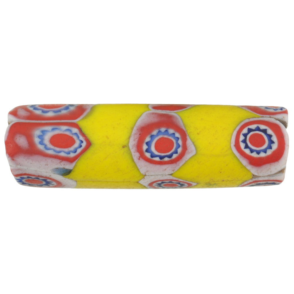 Antique Large Millefiori Venetian Mosaic Glass Trade Bead - 32Mm