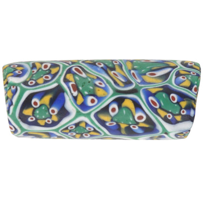 Rare Large Antique Venetian Millefiori Mosaic Trade Bead 28X11Mm