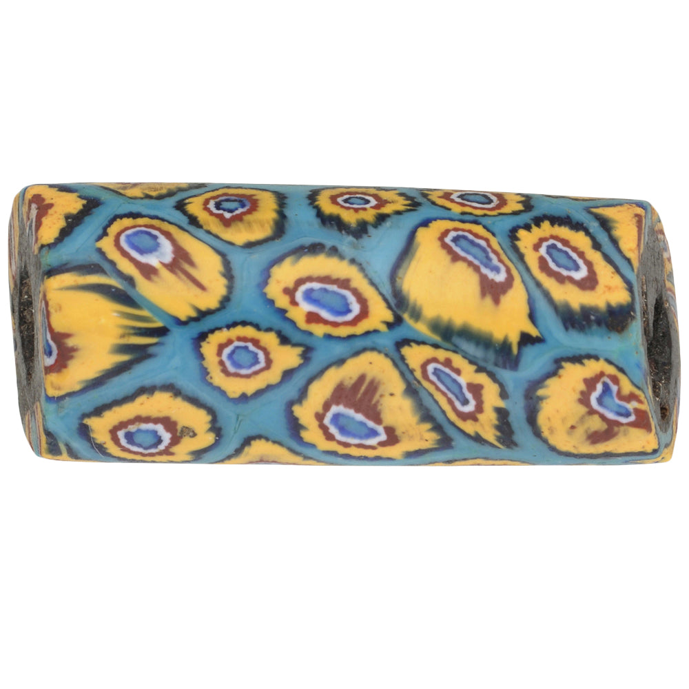 Antique Large Millefiori Venetian Mosaic Glass Trade Bead