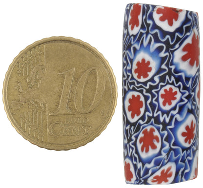Antique Large Millefiori Mosaic Glass Bead, Venetian Trade Bead - alternate view
