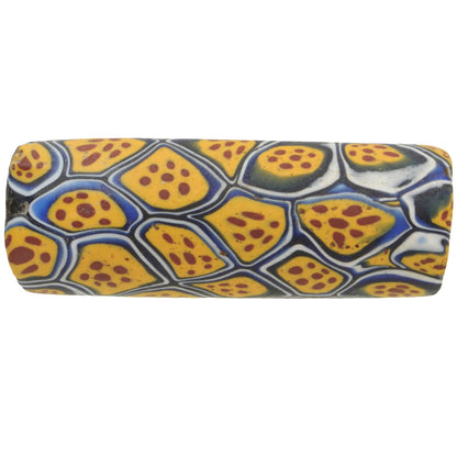Rare Large Antique Millefiori Venetian Mosaic Glass Trade Bead | African Trade