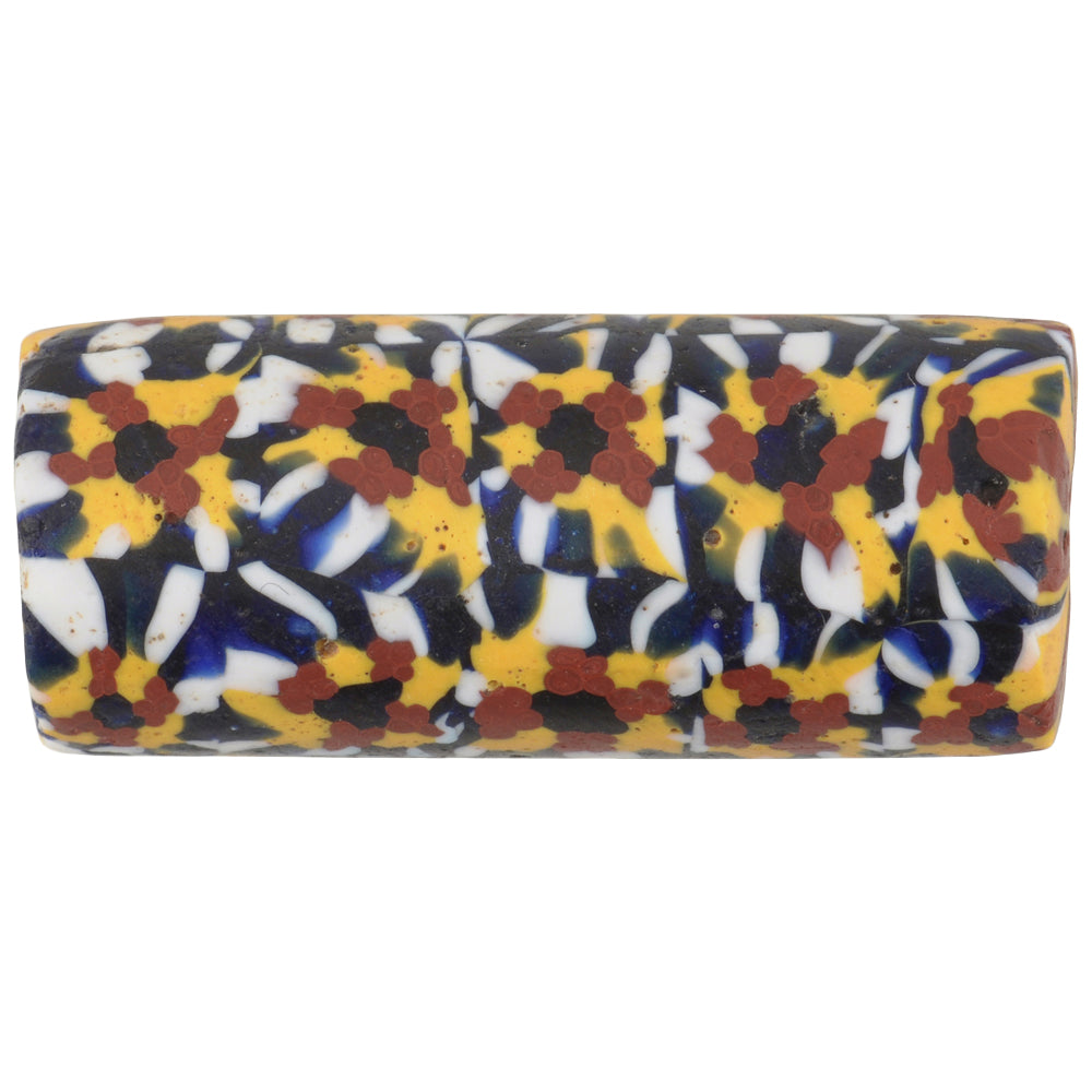 Antique Large Venetian Millefiori Mosaic Glass Trade Bead, 30Mm