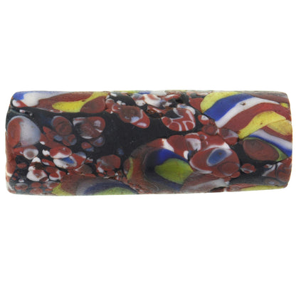 Rare Antique Large Venetian Millefiori Mosaic Glass Trade Bead - African Trade Beads