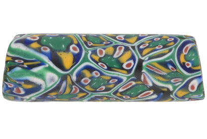 Antique Large Millefiori Venetian Mosaic Glass Trade Bead, African Trade - alternate view