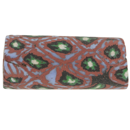 Rare Antique Venetian Millefiori Mosaic Trade Bead - 24 X 10Mm