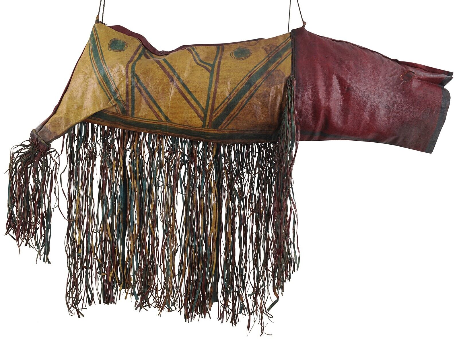 Authentic Old Tuareg Leather Camel Bag – Sahara Nomad Ethnic Art