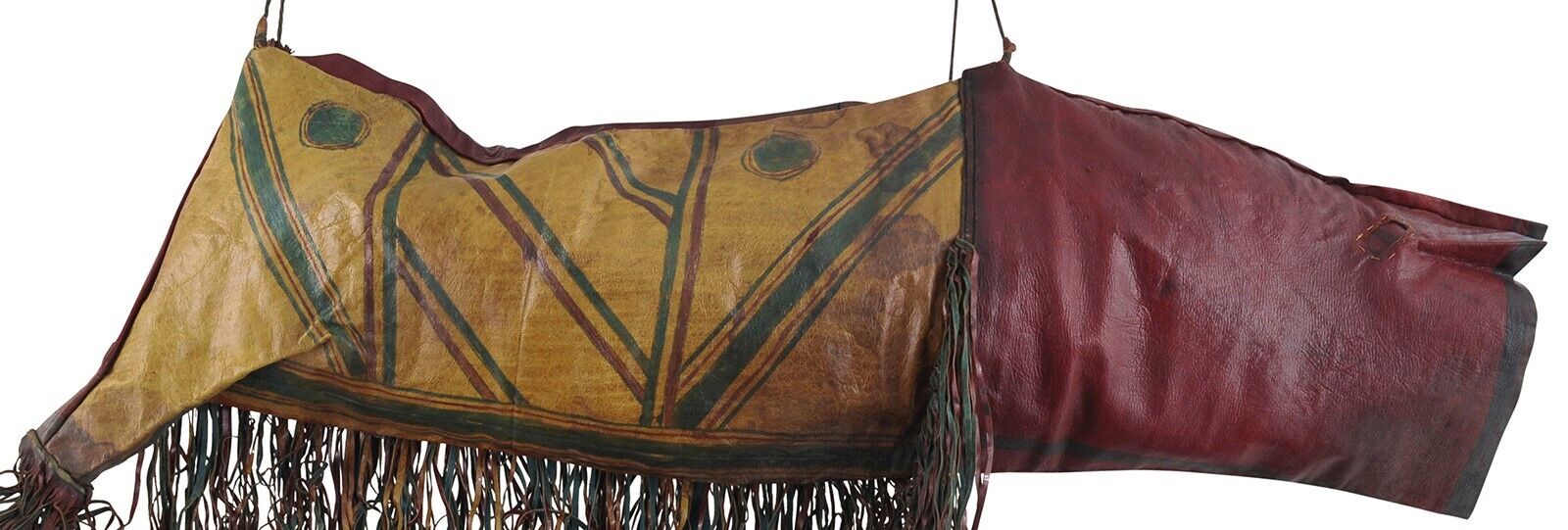 Authentic Old Tuareg Leather Camel Bag – Sahara Nomad Ethnic Art