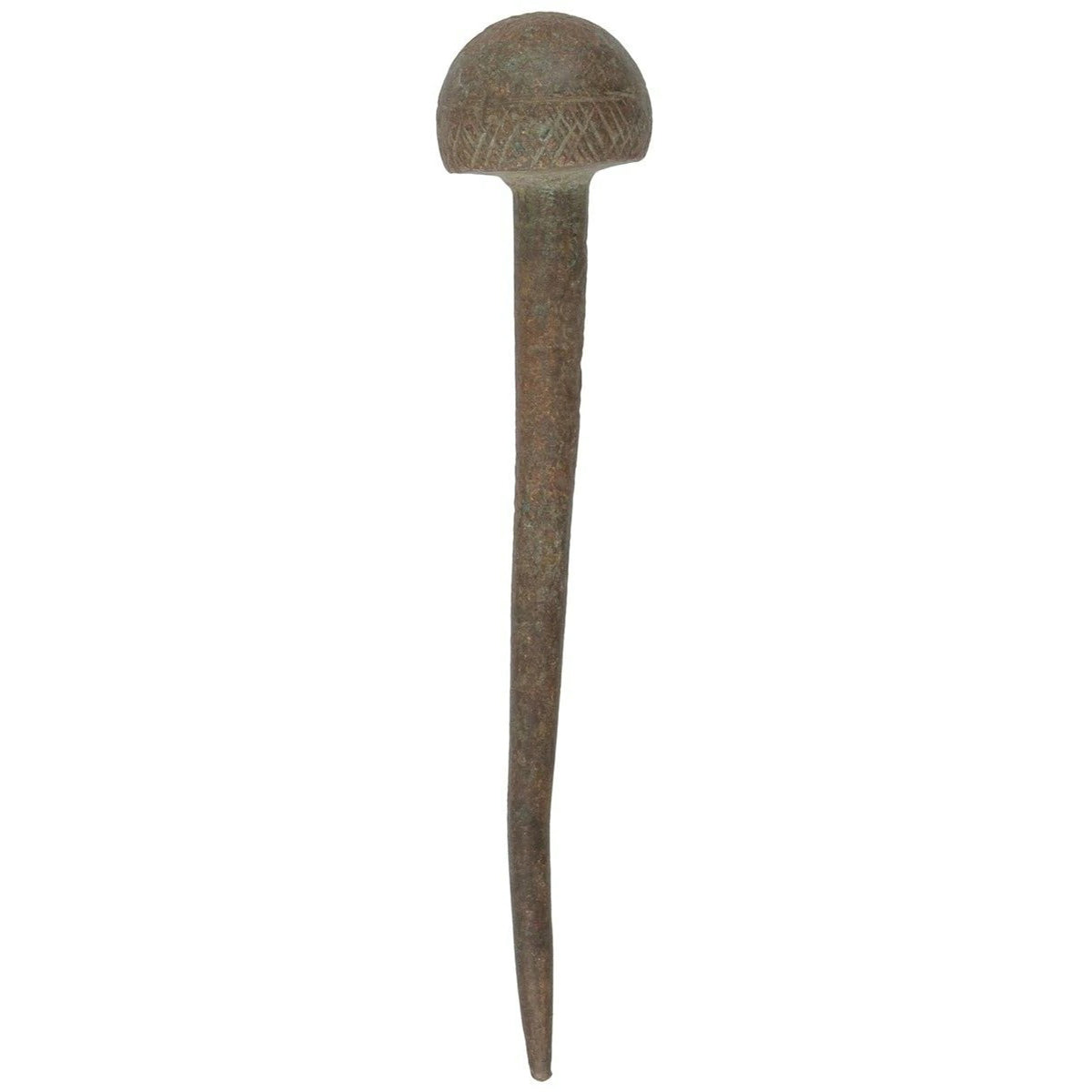 Vintage Ashanti Akan Brass Hair Pin – Old African Jewelry
