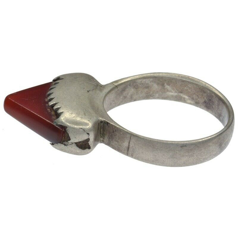 Old Tuareg Ring Coin Silver African Jewelry Niger Berber Sahara Ethnic Art