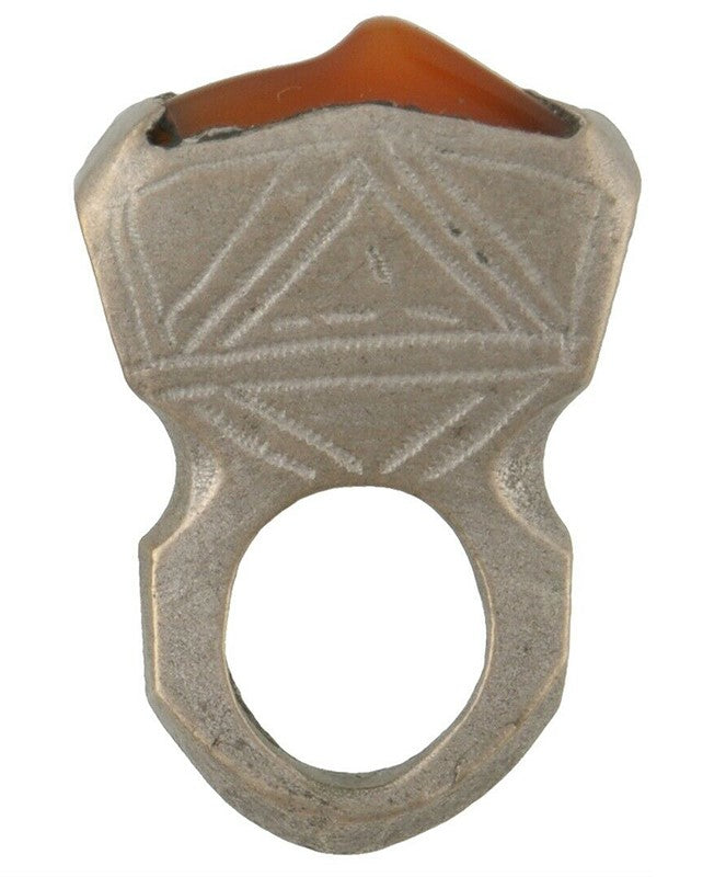 Vintage Silver Tuareg Hair Ornament Pendant Jewelry Ethnic African Niger Nigeria - alternate view
