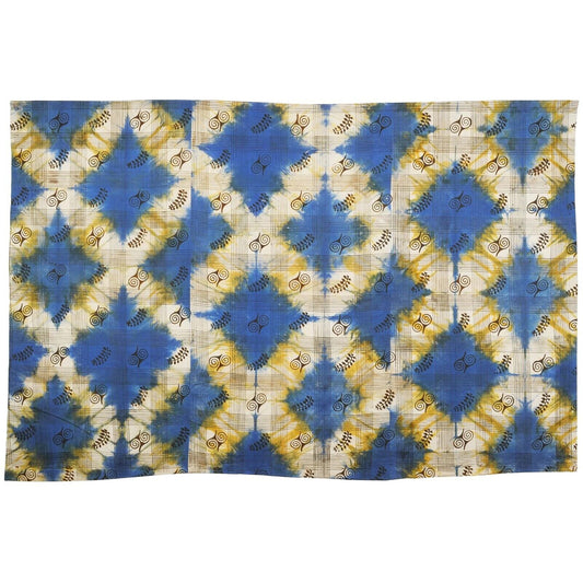 Adinkra Cloth Batik Tie Dye Textile African Ashanti Ghana Fabric Hand Stamped
