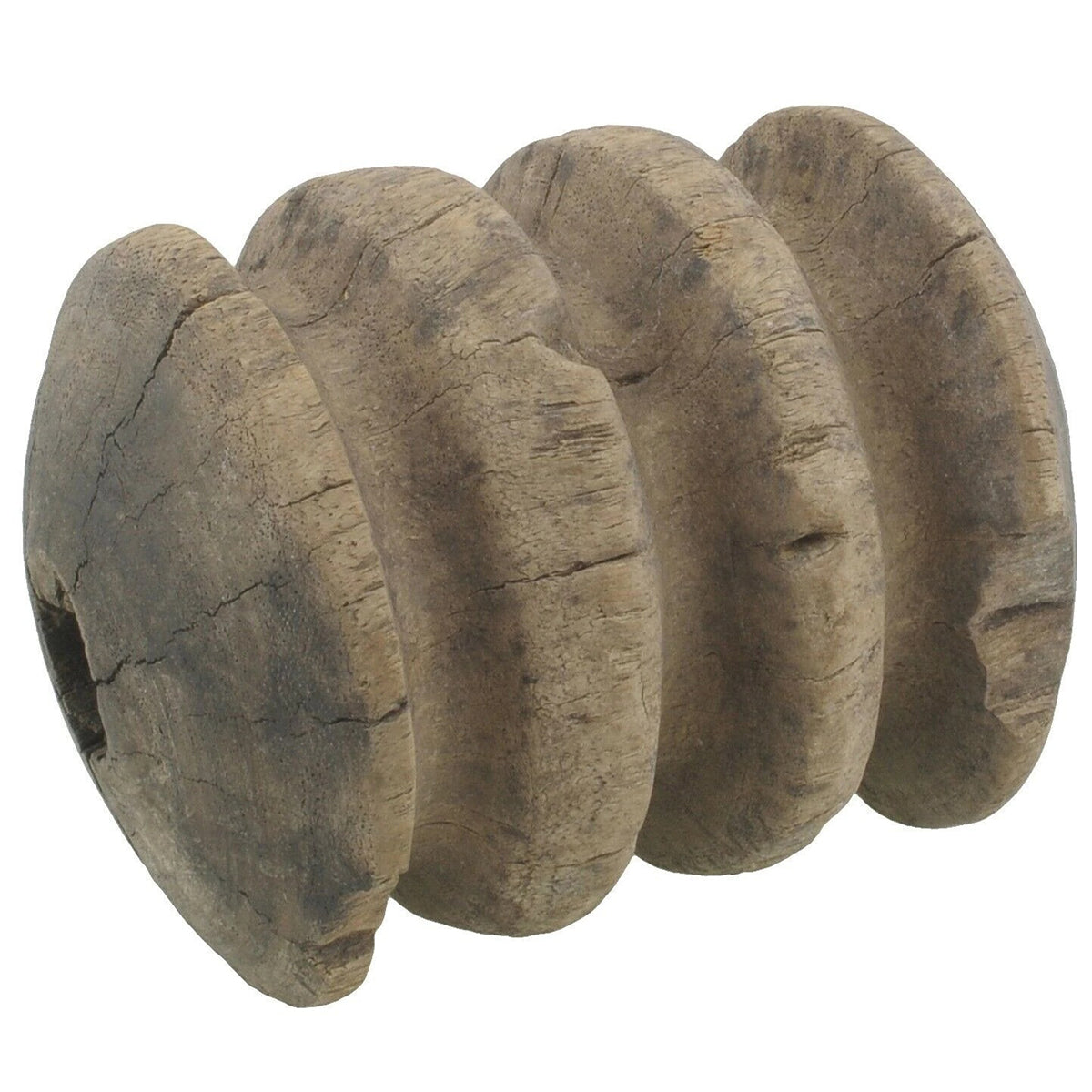 Authentic Tuareg Wooden Pulley for Well – 14 cm