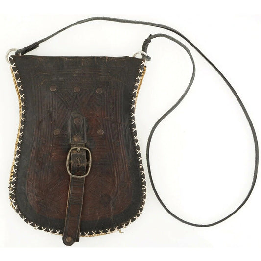 African Tuareg Leather Wallet Purse Handmade Sahara Niger Nigeria Mali Art