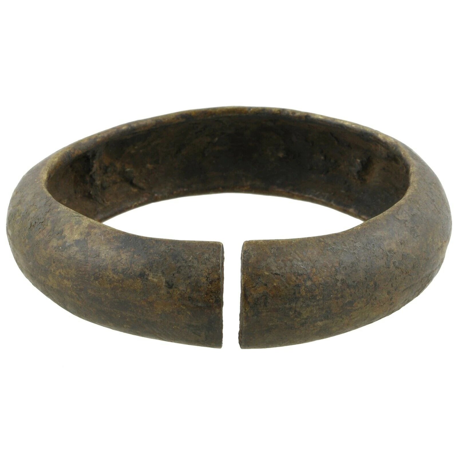 Antique Old Brass Bracelet – Fulani Currency Bangle, Ghana