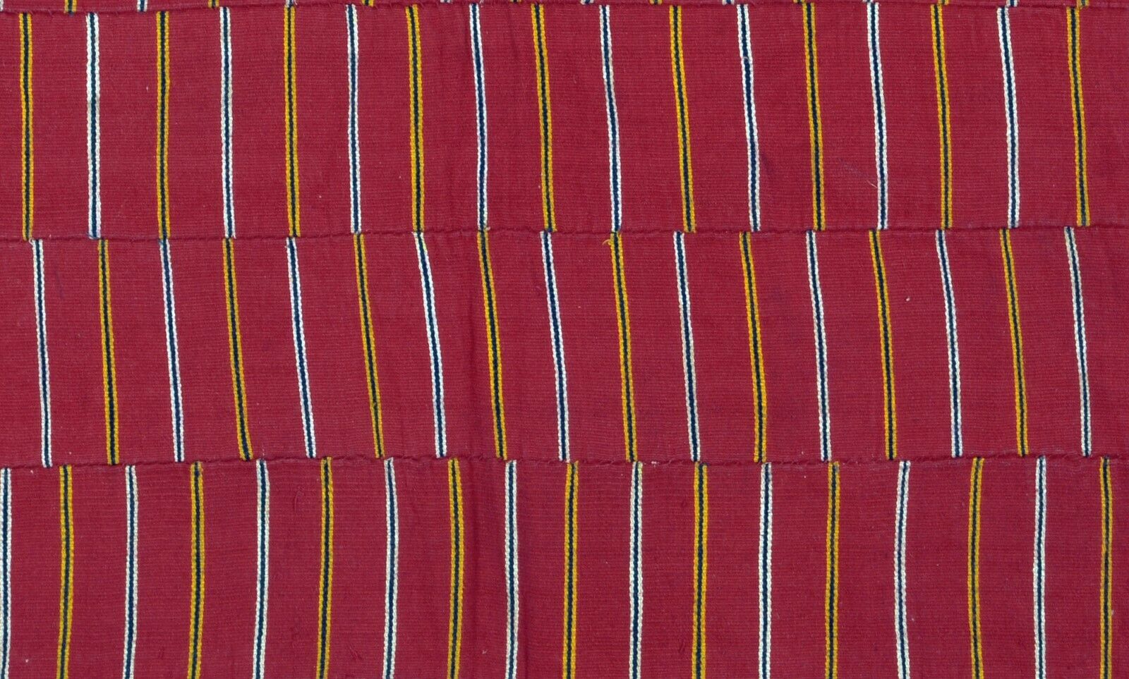 Rare African Ewe Kente Cloth Ghana Volta Handwoven Ceremonial - close-up