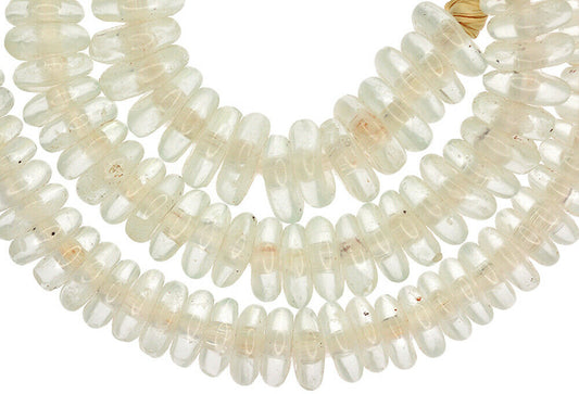 Handmade Ghanaian Recycled Glass Beads, 11Mm, African Trade Beads - alternate view