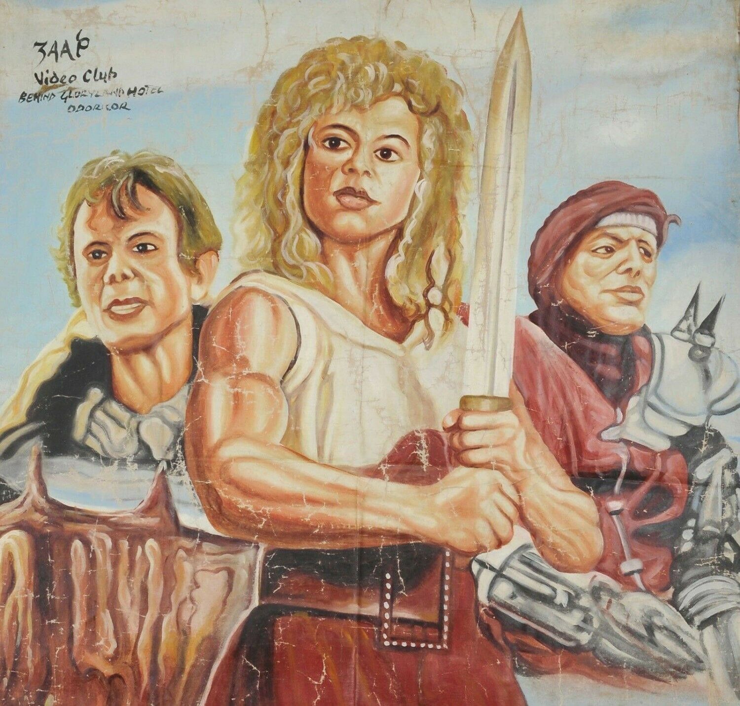 Knights Movie Poster | Authentic Hand-Painted Art From Ghana - alternate view