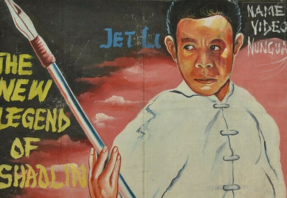 The New Legend Of Shaolin Movie Poster - Hand-Painted Art From Ghana - alternate view