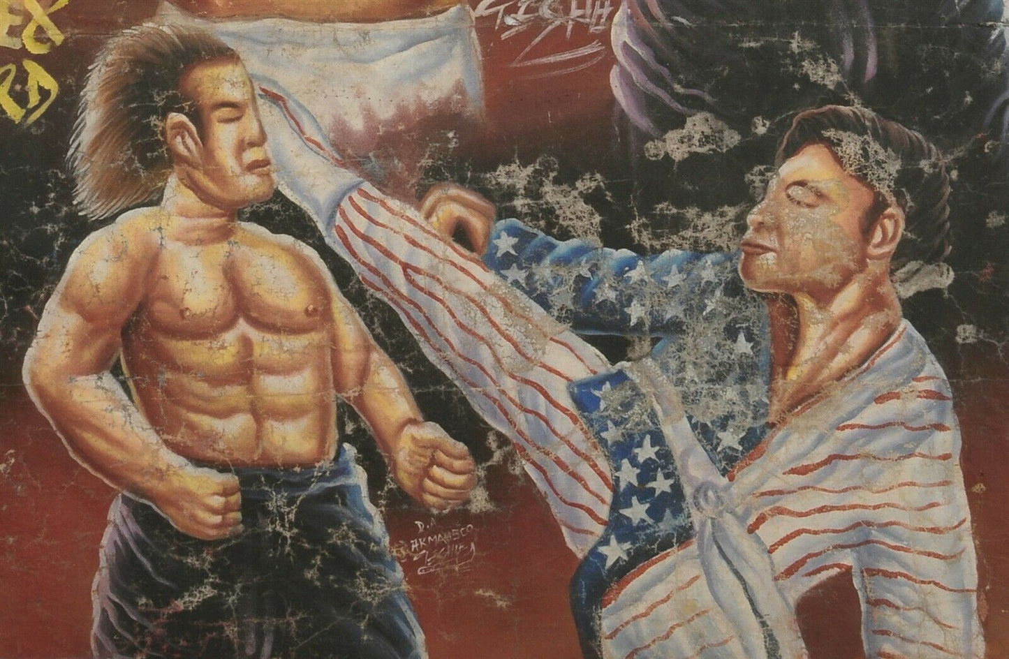 To Be The Best - Exclusive Hand-Painted Martial Art Poster - close-up