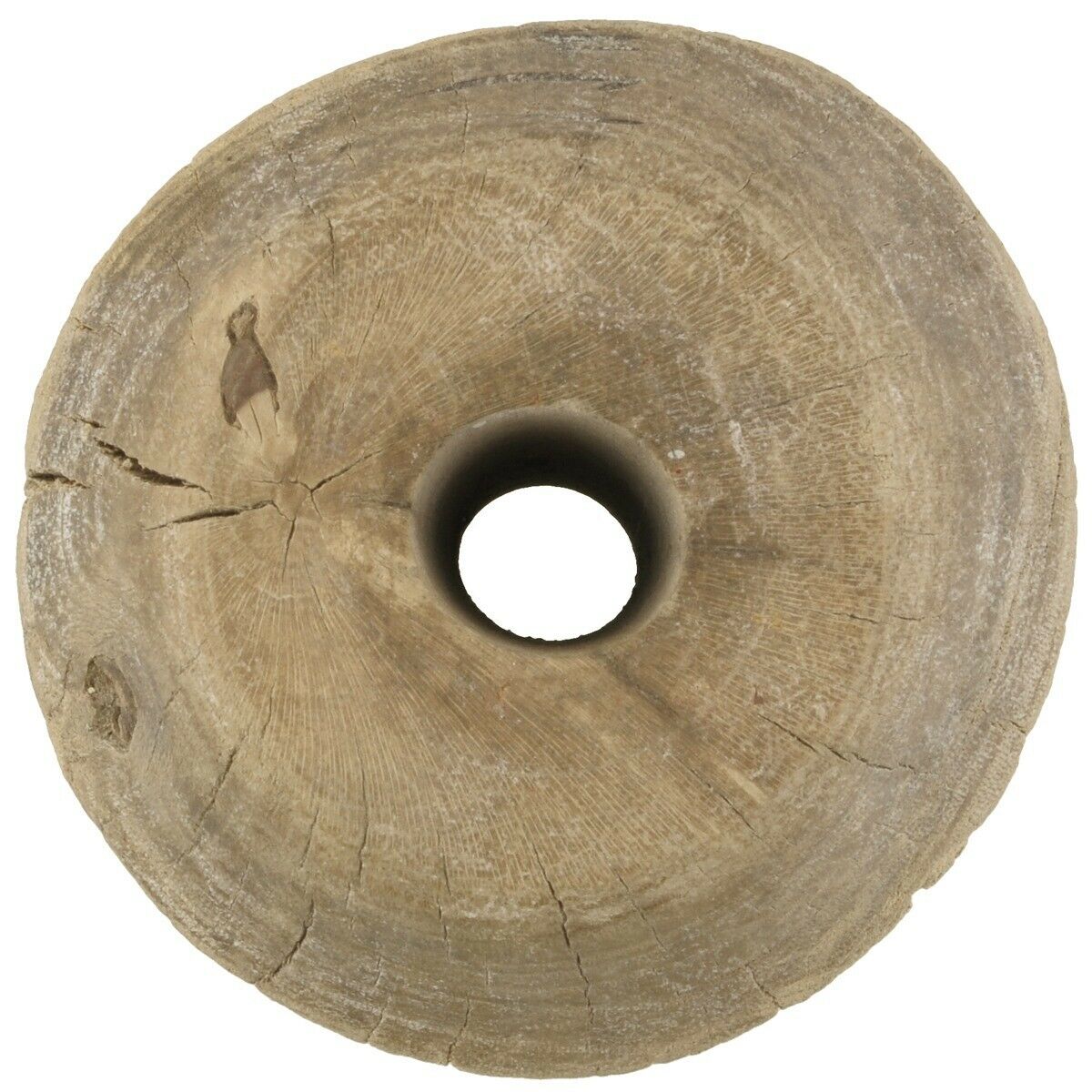 Tuareg Wooden Water Well Pulley Niger Mali Sahara Desert African Old Art - close-up