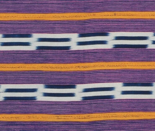 Vintage Handwoven Baule Cloth – 55½″ × 44″ – Ivory Coast 