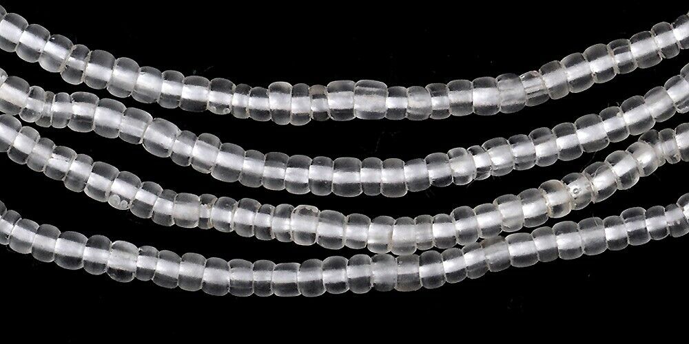 Translucent 2 mm Old Venetian Seed Beads Strand – Tiny Venetian Drawn Beads