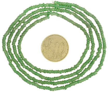 Rare Old Venetian 2 mm Seed Trade Bead Strand – 68 cm Tiny Drawn Glass