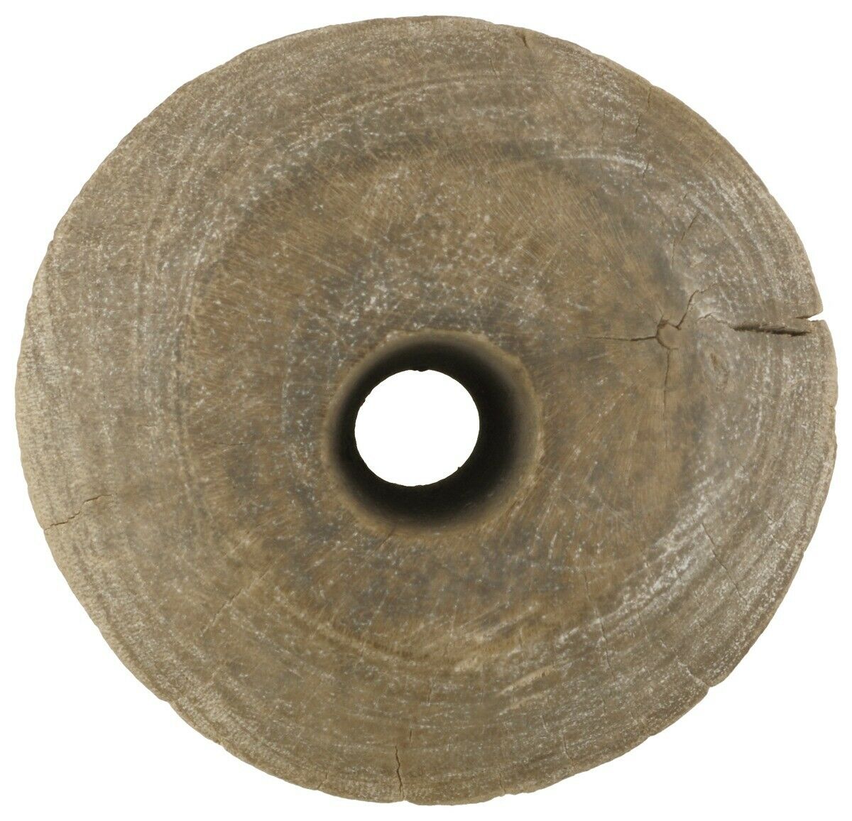 Tuareg Wooden Water Well Pulley Niger Mali Sahara Desert African Old Art - zoomed-in detail