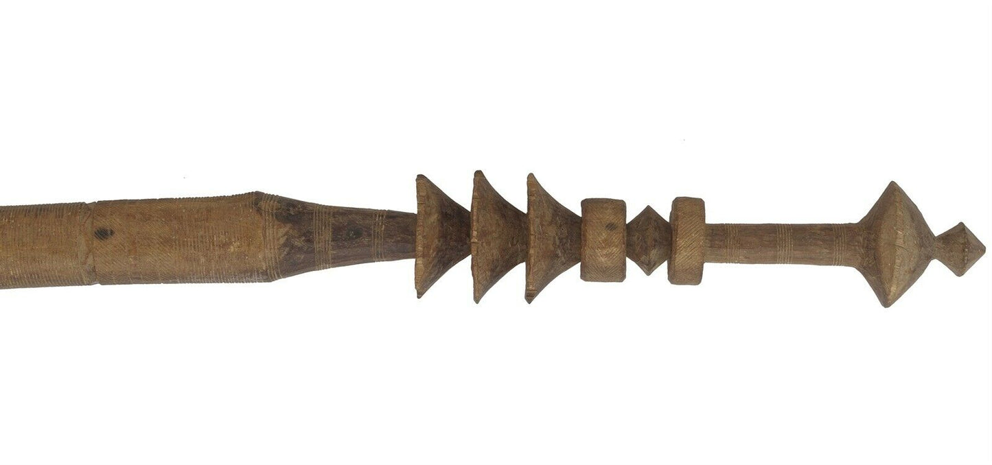 Tuareg Wooden Tent Post 44″ – Hand‑Carved Nomad Support Column