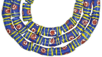 Exquisite Recycled Powder Glass Beads From Ghana - 8-9Mm - alternate view