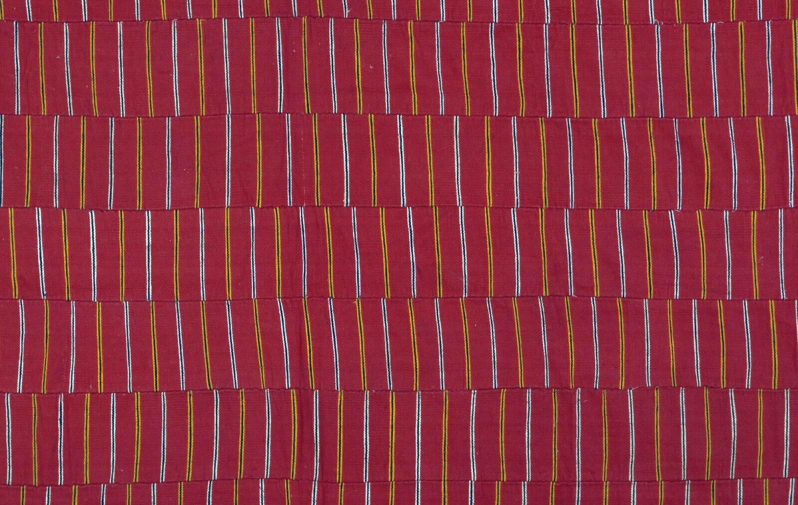 Rare African Ewe Kente Cloth Ghana Volta Handwoven Ceremonial - alternate view